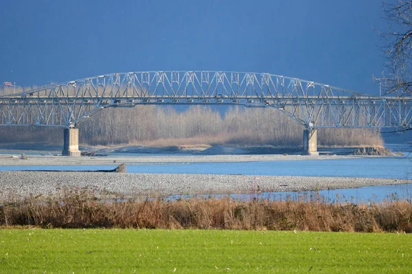 Vista Perto Ponte Agassiz Construída 1956 Exemplo Tipo Ponte Incomum — Fotografia de Stock