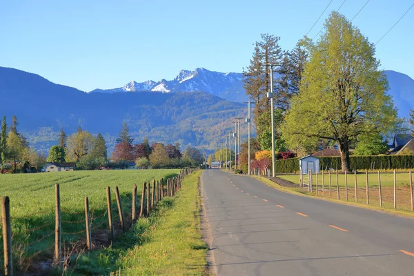 Fraser Valley Southwest British Columbia Canada Many Country Roads Surrounded — Stock Photo, Image