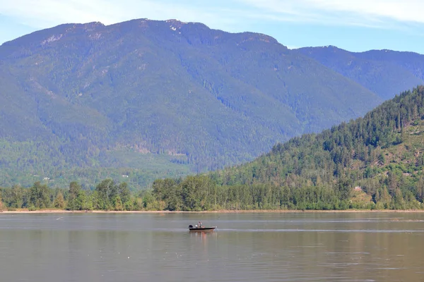 Breed Uitzicht Fraser River Het Zuiden Van Brits Columbia Canada — Stockfoto