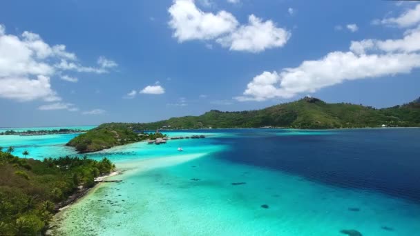 Drone van Bora Bora — Stockvideo