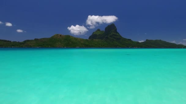 Bora Bora drámai táj — Stock videók