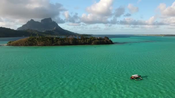 Islas en Bora Bora — Vídeo de stock