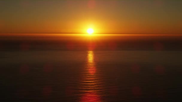 Jeszcze Strzał Zachód Słońca Ocean Który Może Służyć Jako Tło — Wideo stockowe