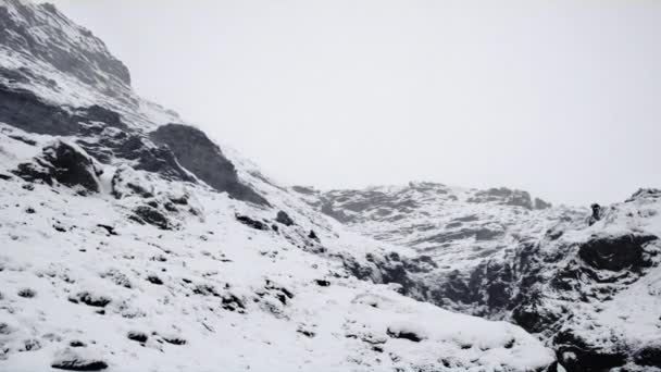 Islandia Vista de invierno — Vídeo de stock