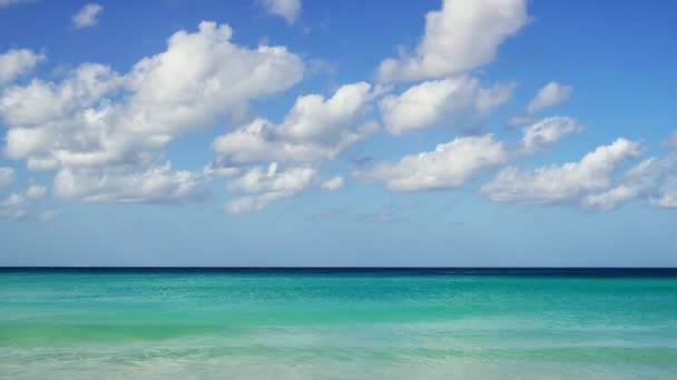 Wide Angle Shot Beachfront Habana Cuba Great Scenery — Stock Video