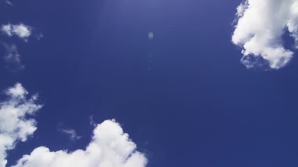 Hareket Timelapse Hızlı Kapalı Çerçeve Tarafından Bulutlar Geçer — Stok video