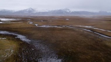 Sinek marhslands ortasında bir terkedilmiş Ev'in shot ile ortaya.