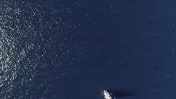 Görüntüleri Çerçeve Geçerken Görünümü Yelkenli Üzerinde Iyi — Stok video