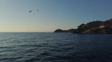 İspanya'nın batısında Atlas Okyanusu'nda atış hava glide.