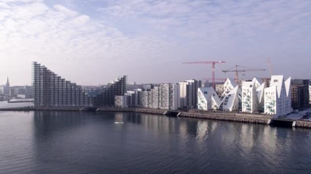Docklands în construcție — Videoclip de stoc
