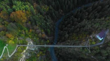 Benni Raich asma köprü Arzl Pitzeklamm Gorge