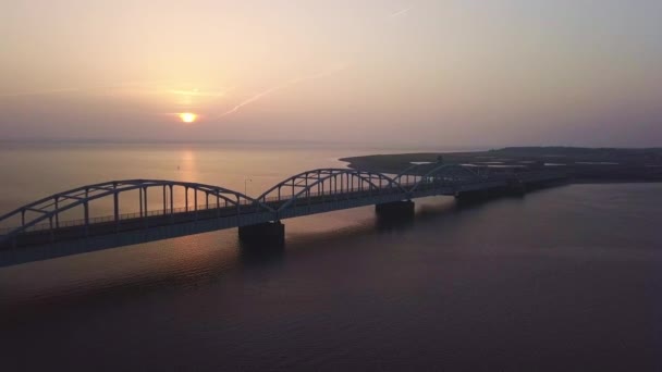 Оддесуннский мост — стоковое видео
