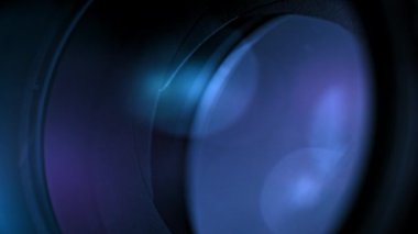 Profesyonel Kameranın Yakın Çekimi Odak Değiştiren Mercek