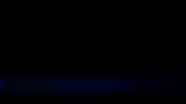 Işıklar optik mercek parlamaları — Stok video