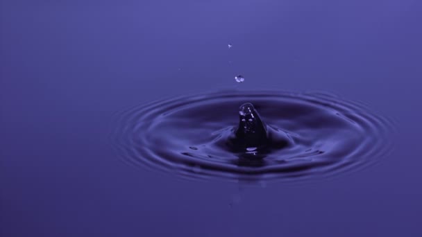 三滴落水 — 图库视频影像