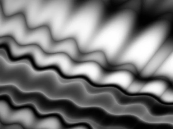 Wave Fantasy Monochromatique Abstrait Fond — Photo