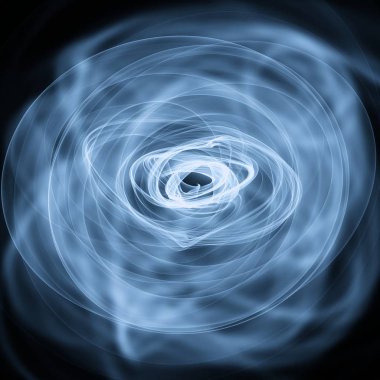 Evren Tornado mavi güç fantezi arka plan