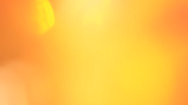 Blur Soft Orange Summer Art Horizontal Video Background — Stock Video