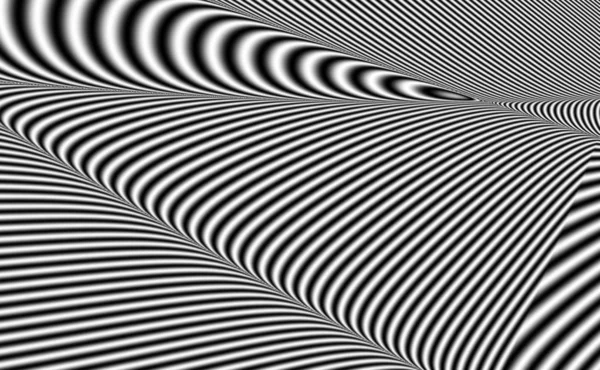 Monochrome Illusion Art Abstrait Fond — Photo
