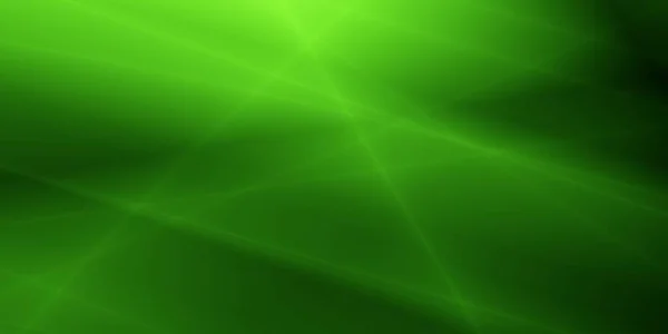 レーザー光抽象的な緑のワイドヘッダーの背景 — ストック写真