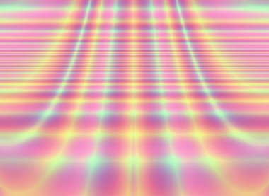 Dans pisti sanat neon ışık arka plan