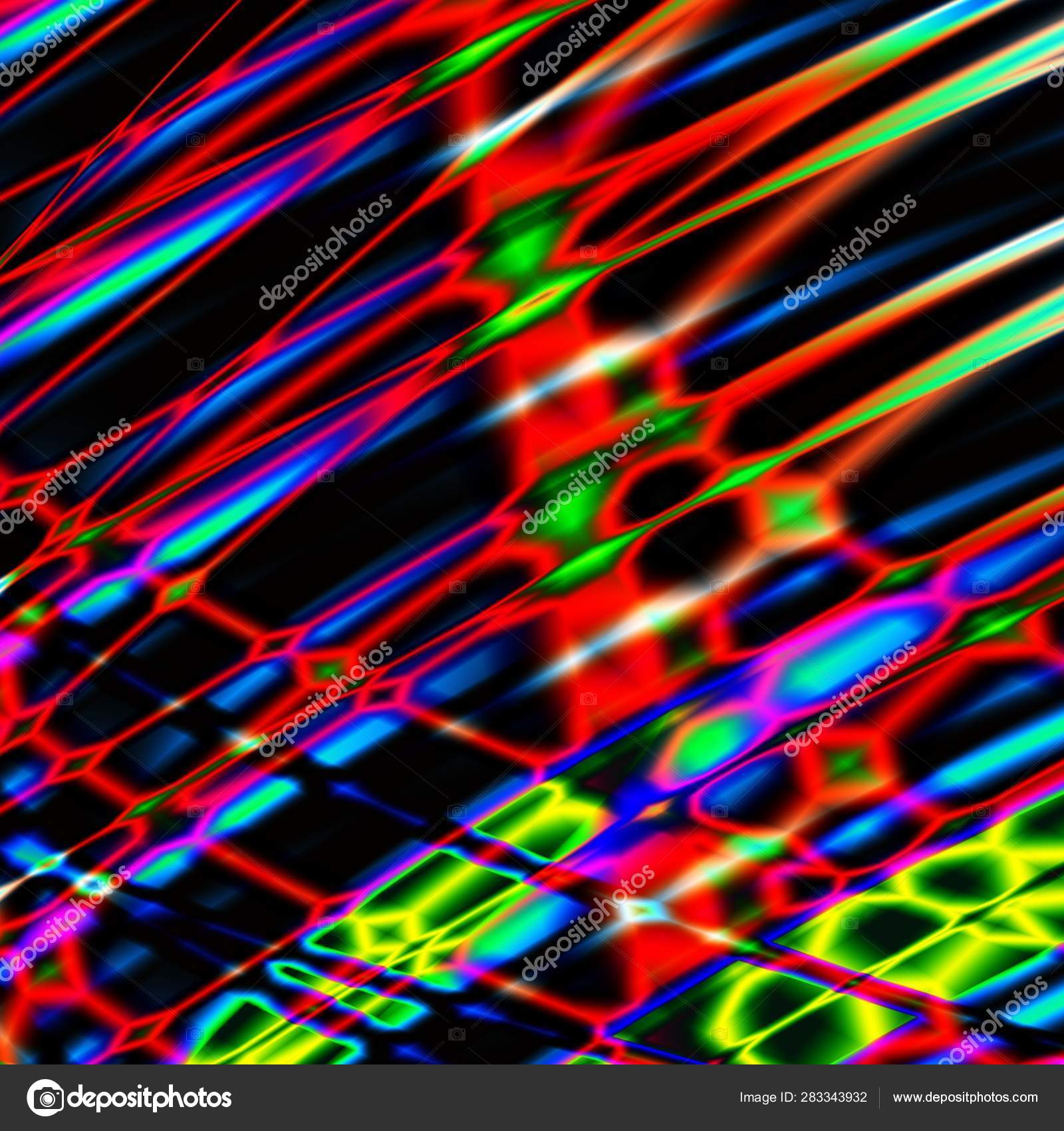 Party Texture Colorful Light Dance Floor Pattern Stock Photo