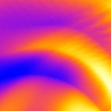 Sunset renkli illüstrasyon dalga güzellik arka plan