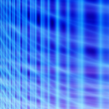 Dalga net teknoloji desen illüstrasyon arka plan