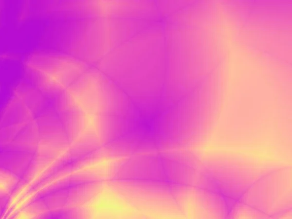 ネオン光沢のある黄色の紫色の流れの背景 — ストック写真