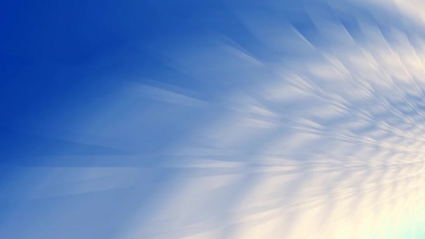 Ala cielo azul abstracto fantasía gráfico vídeo — Vídeo de stock