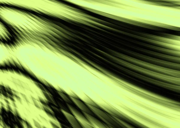 波浪绿色背景抽象流能量模式 — 图库照片