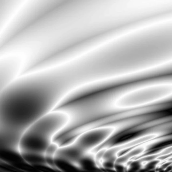 Vloeibare Vloeistof Kunst Abstract Monochroom Metaal Wallpaper — Stockfoto