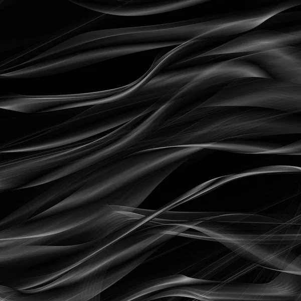 Deep Grey Art Wave Material Silk Background — Stock Photo, Image