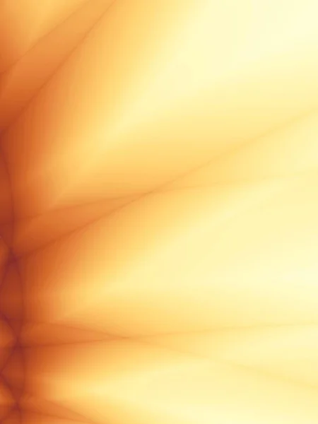 黄色太阳光束抽象射线幻想图案设计 — 图库照片