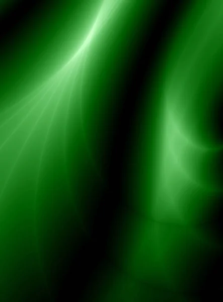 波浪能量自然绿光设计 — 图库照片
