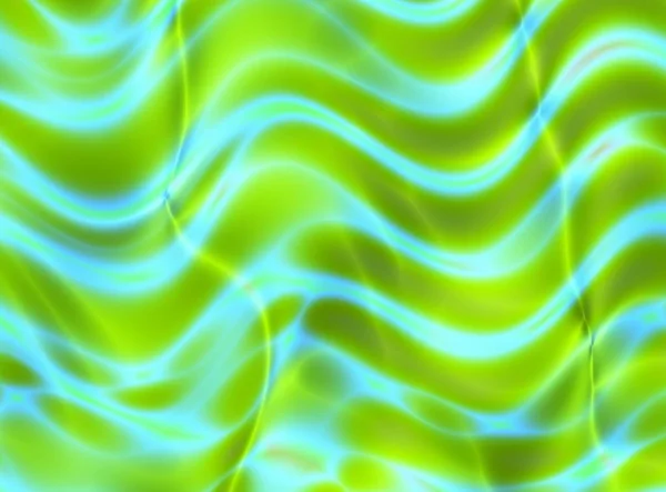 Wave Konst Abstrakt Grön Tapet Design — Stockfoto