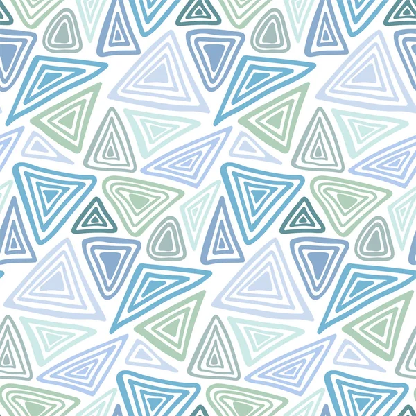抽象的な手描きのシームレスなパターンのベクトルの背景 — ストックベクタ