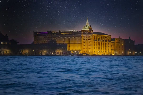 Notte Venezia Italia — Foto Stock