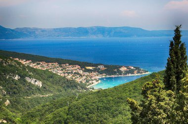 Rabac ve Kvarner defne, Istria, Hırvatistan için Labin görüntüleyin.