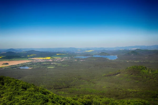 Vista Desde Torre Del Castillo Bezdez Lago Archivos República Checa — Foto de Stock