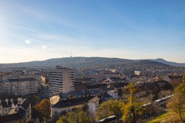 Buda Castle Budapeşte, Macaristan şehrin görünümünü
