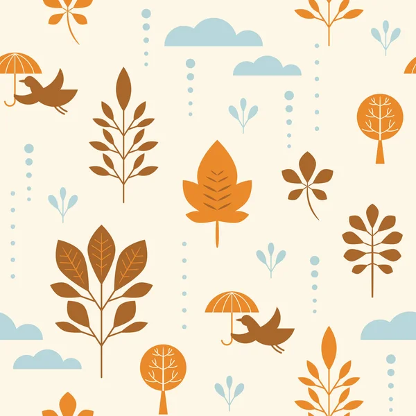 Krásné Podzimní Pozadí Listy — Stockový vektor