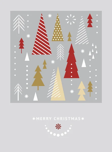 Christmas New Year Card Magazine Leaflet Billboard Sale Banner Brochure — Stock Vector