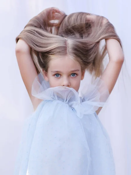 Retrato Niña Aire Libre Verano — Foto de Stock