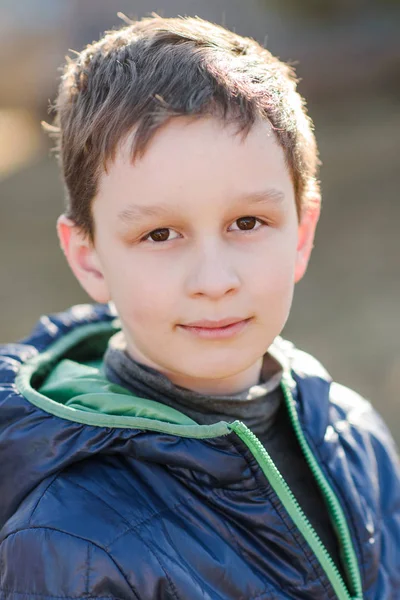 Portrait Boy Summer Outdoors — Stock Photo, Image