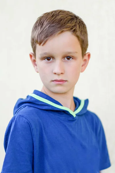 Portrait Boy Summer Outdoors — Stock Photo, Image