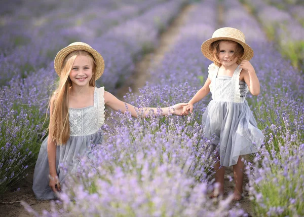 bir yaz doğa üzerindeki Girlfriends iki kız portresi