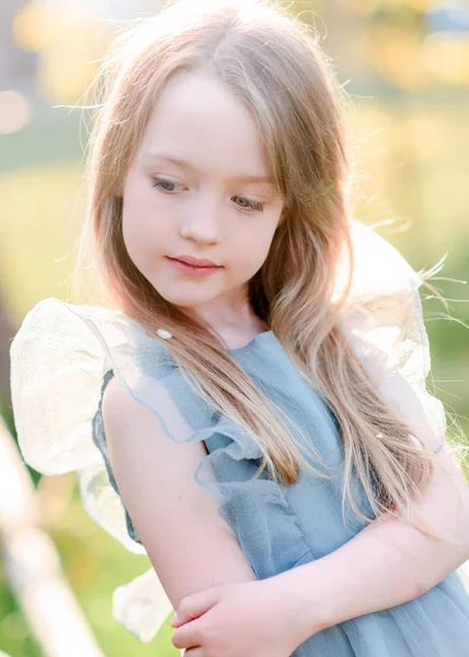 Retrato Niña Aire Libre Verano —  Fotos de Stock