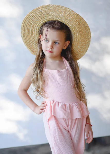 Retrato Niña Aire Libre Verano — Foto de Stock