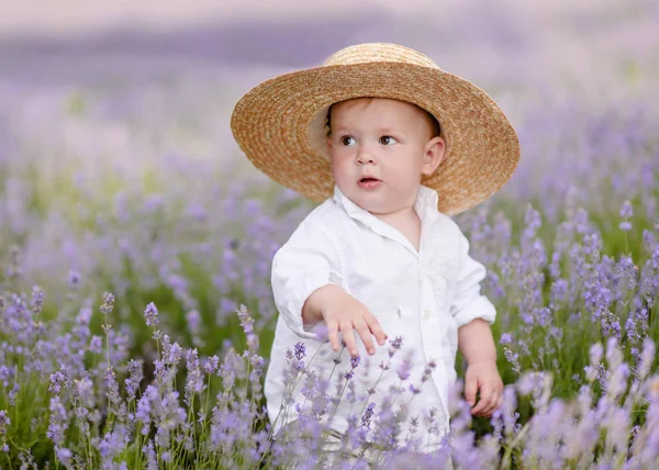 Portrait Little Boy Nature — Stock Photo, Image